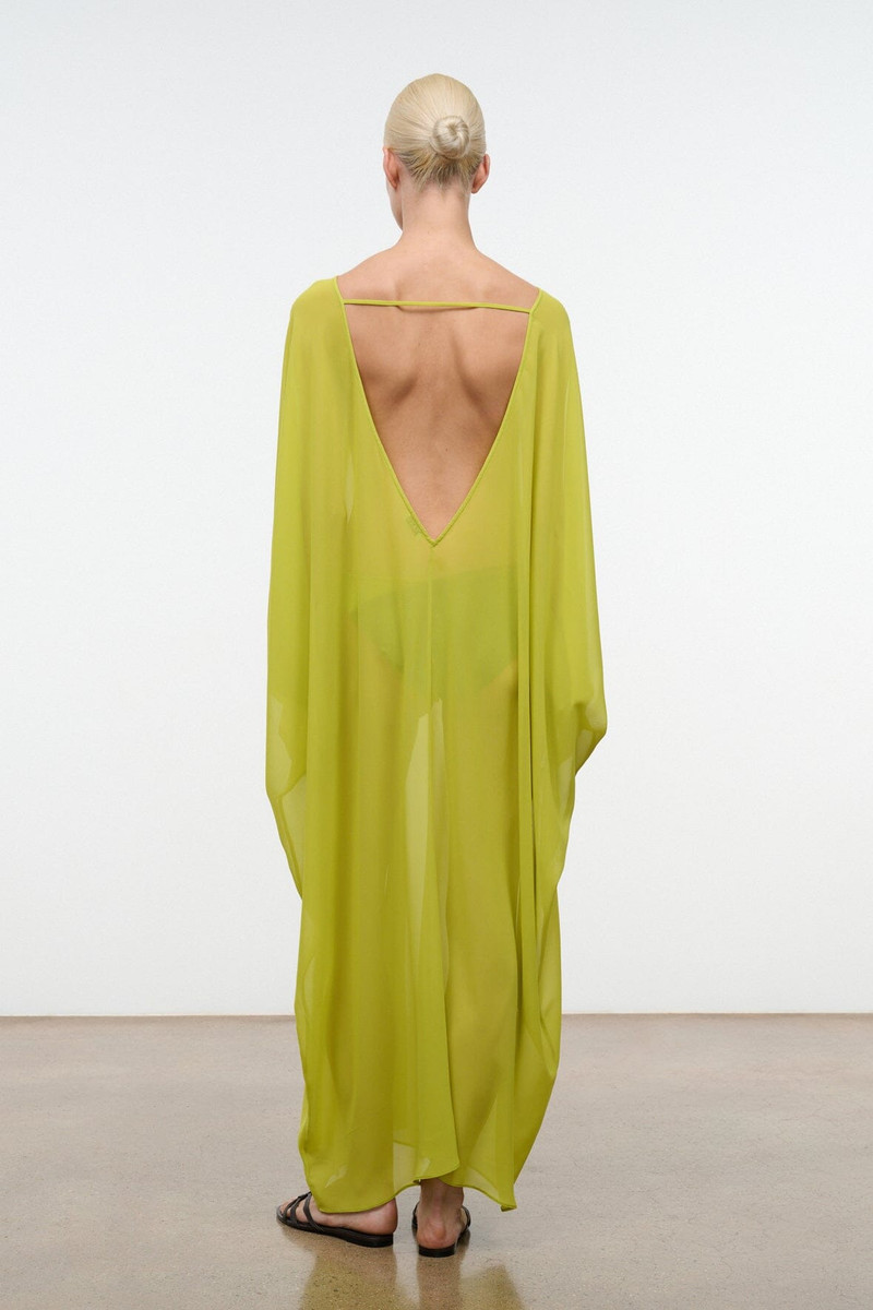 STAUD NOUR DRESS CITRON 4