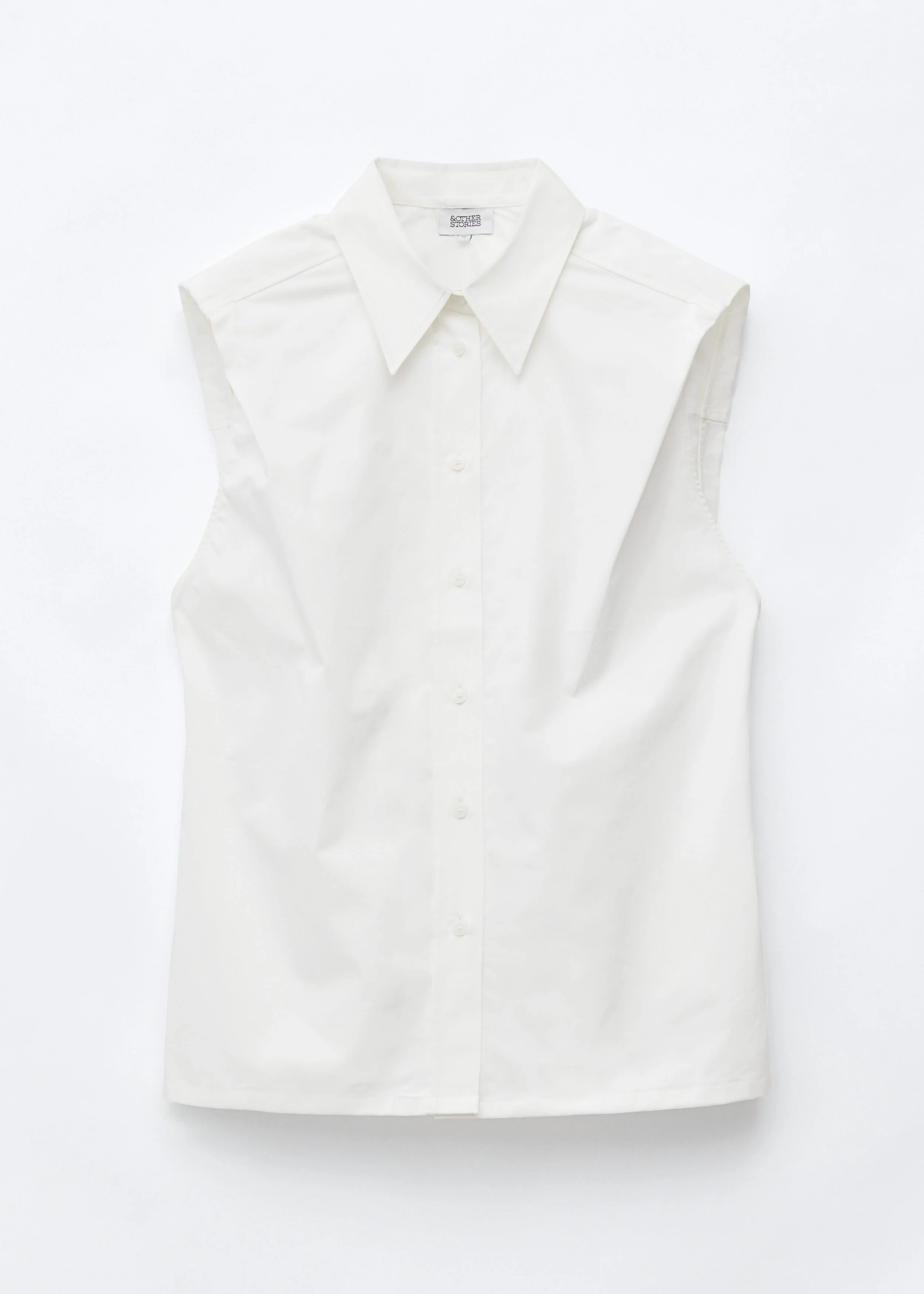 Pima Cotton Sleeveless Shirt - 1