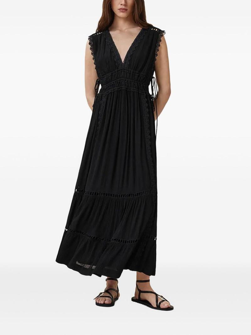 Xanthe lace-trimmed maxi dress 1