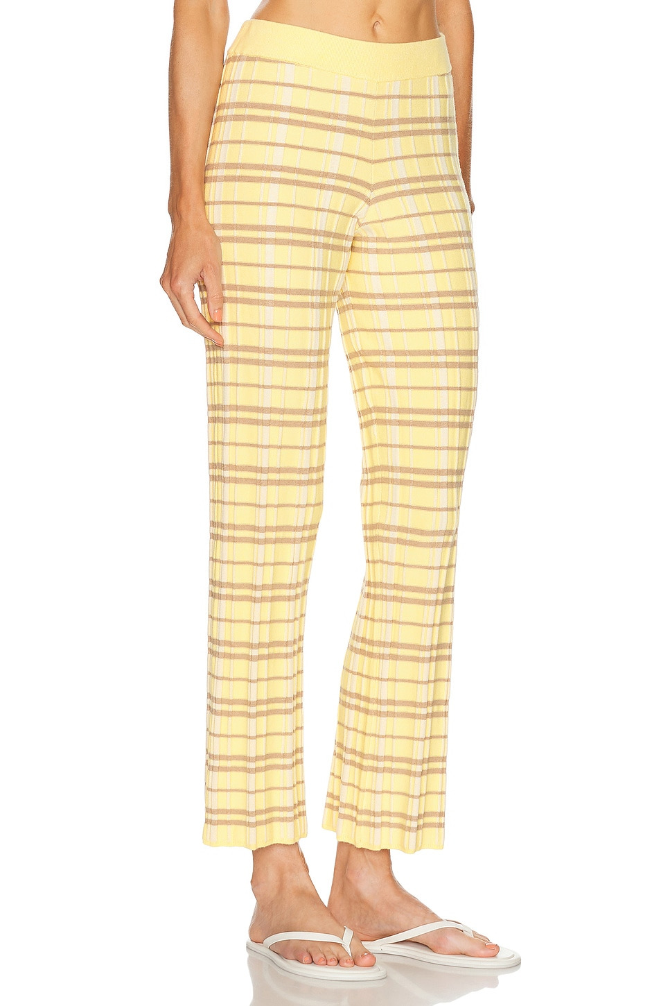 Plaid Flare Pant - 2
