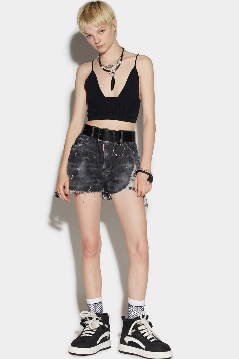 RAW CUT BAGGY SHORTS - 3