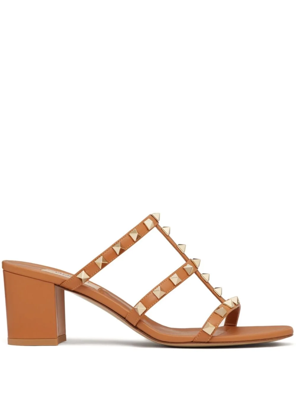 Rockstud leather sandals - 1