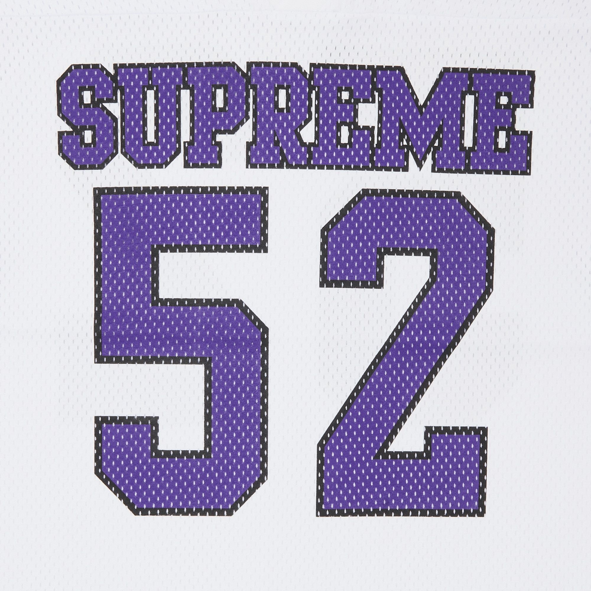 Supreme Spiderweb Football Jersey 'White' - 3