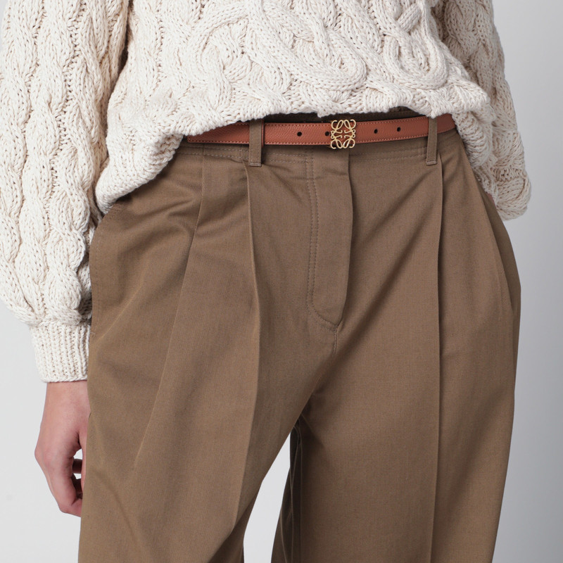 Loewe Anagram belt in grained calfskin outlook