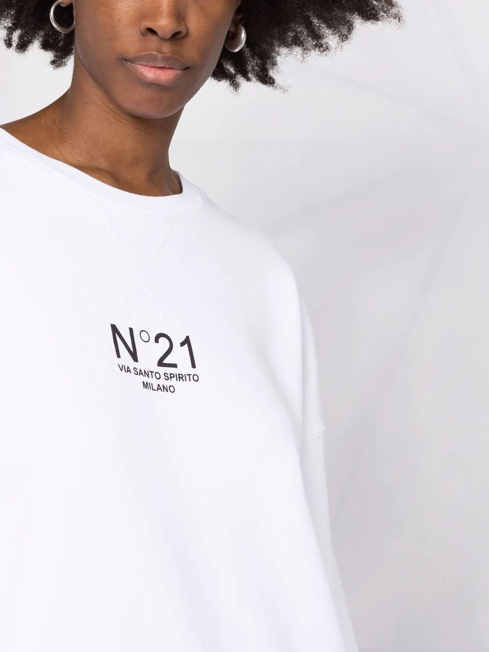 logo-print relaxed-fit sweatshirt - 4
