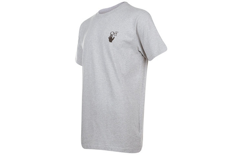 Off-White Off-White SS21 Arrow Short Sleeve Round Neck Version Gray OMAA027R21JER0030825 outlook