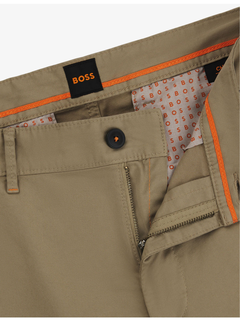 Casual slim-fit straight-leg stretch-cotton trousers - 5
