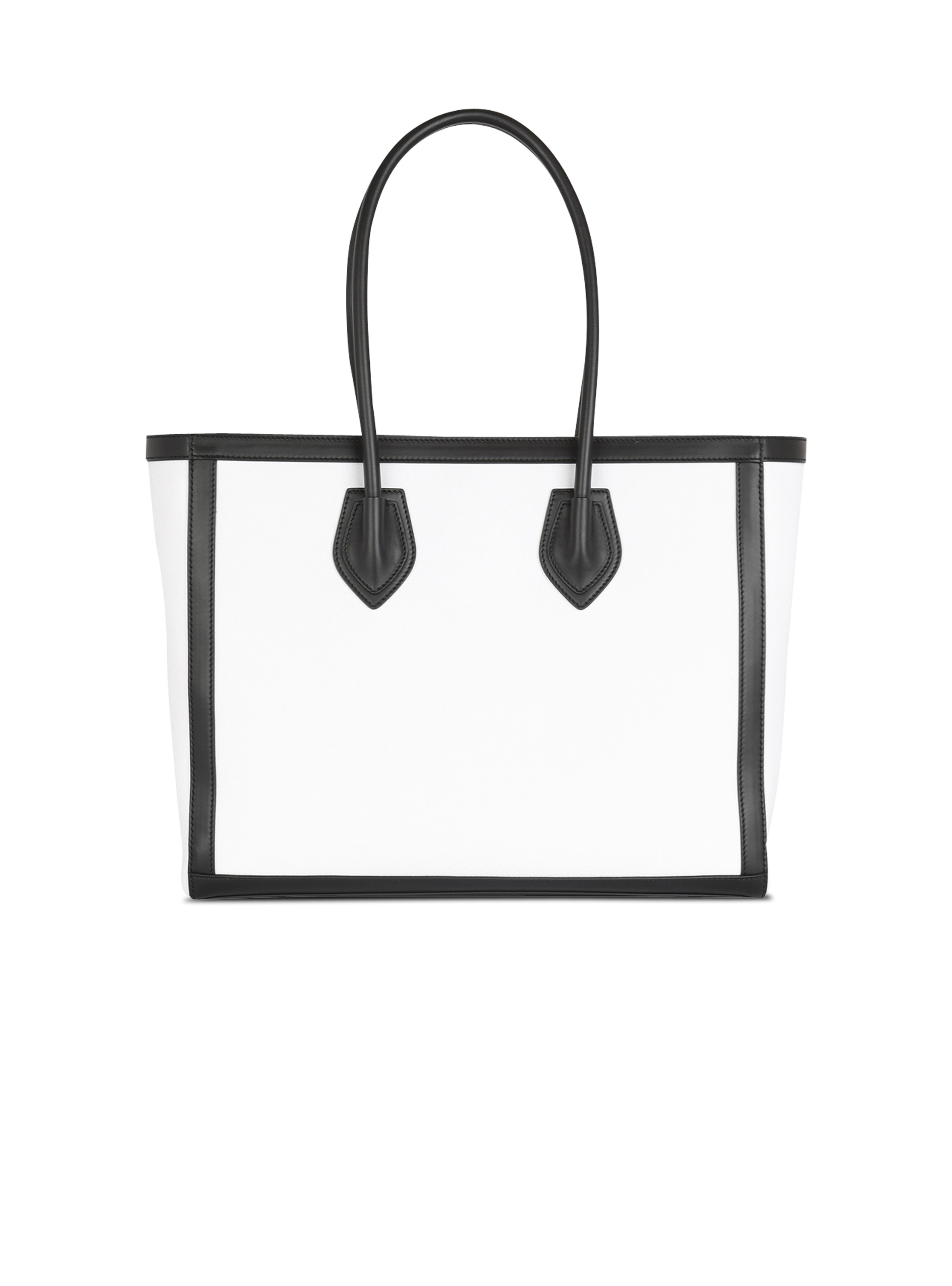 Canvas B-Army 42 tote bag with leather panels - 3