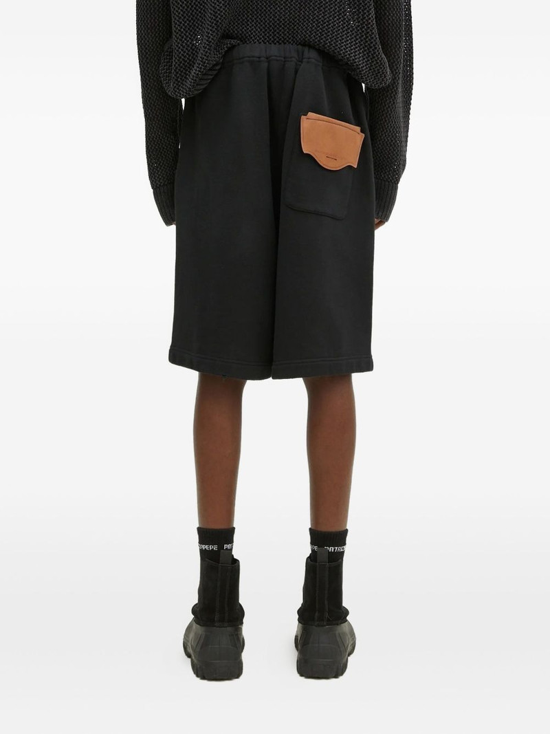 Maison MIHARAYASUHIRO drawstring patch-pocket sweat shorts outlook