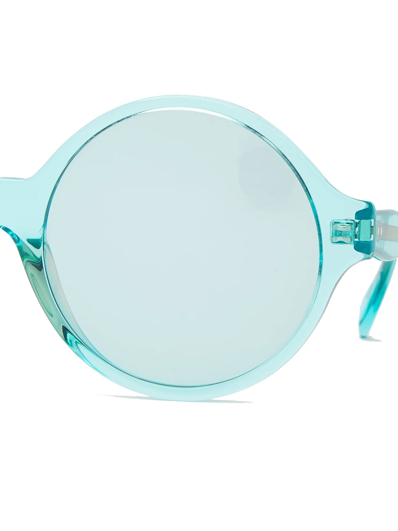 Oversized round acetate sunglasses - 5