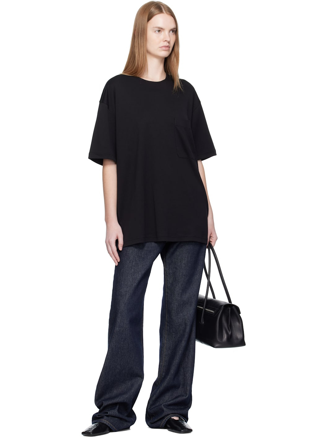 Black Relaxed T-shirt - 4