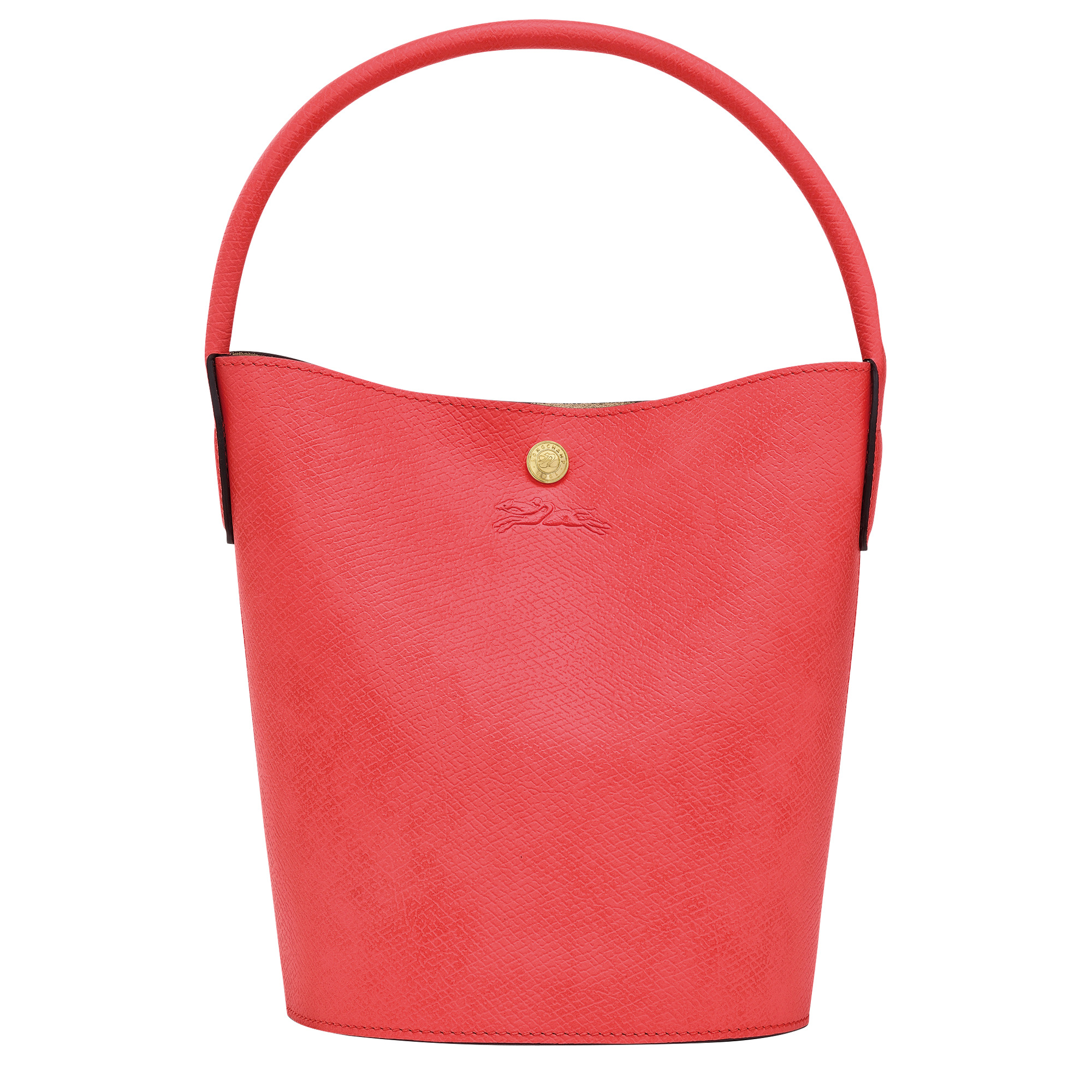 Épure S Bucket bag Strawberry - Leather - 5