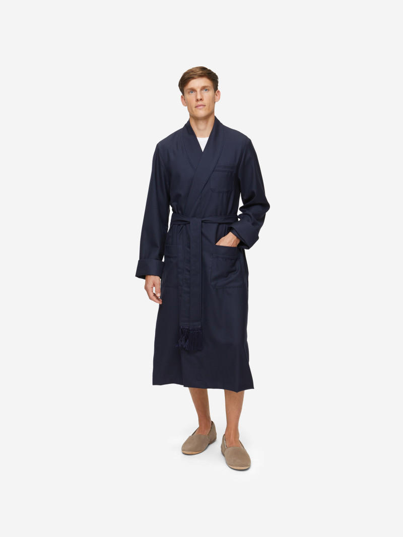 Derek Rose Men's Slippers Crawford Suede Sheepskin Beige outlook