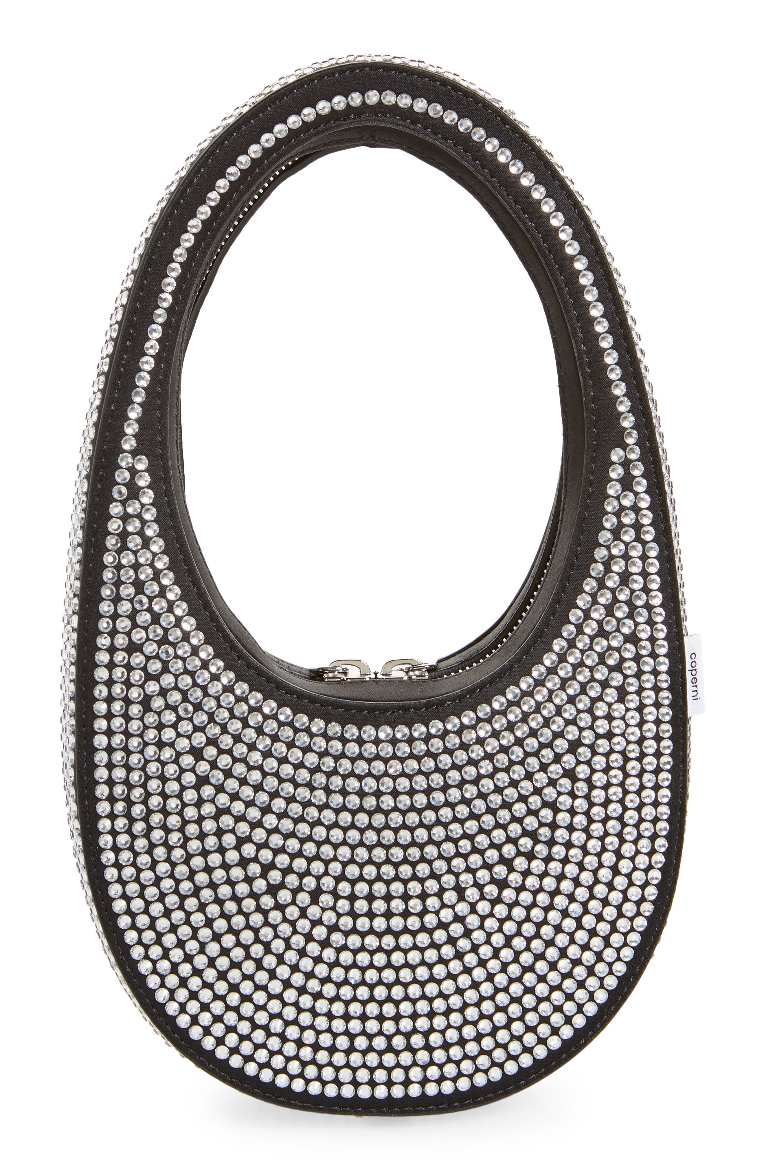 Coperni Mini Swipe Crystal Embellished Bag in Black Bkcs at Nordstrom - 3