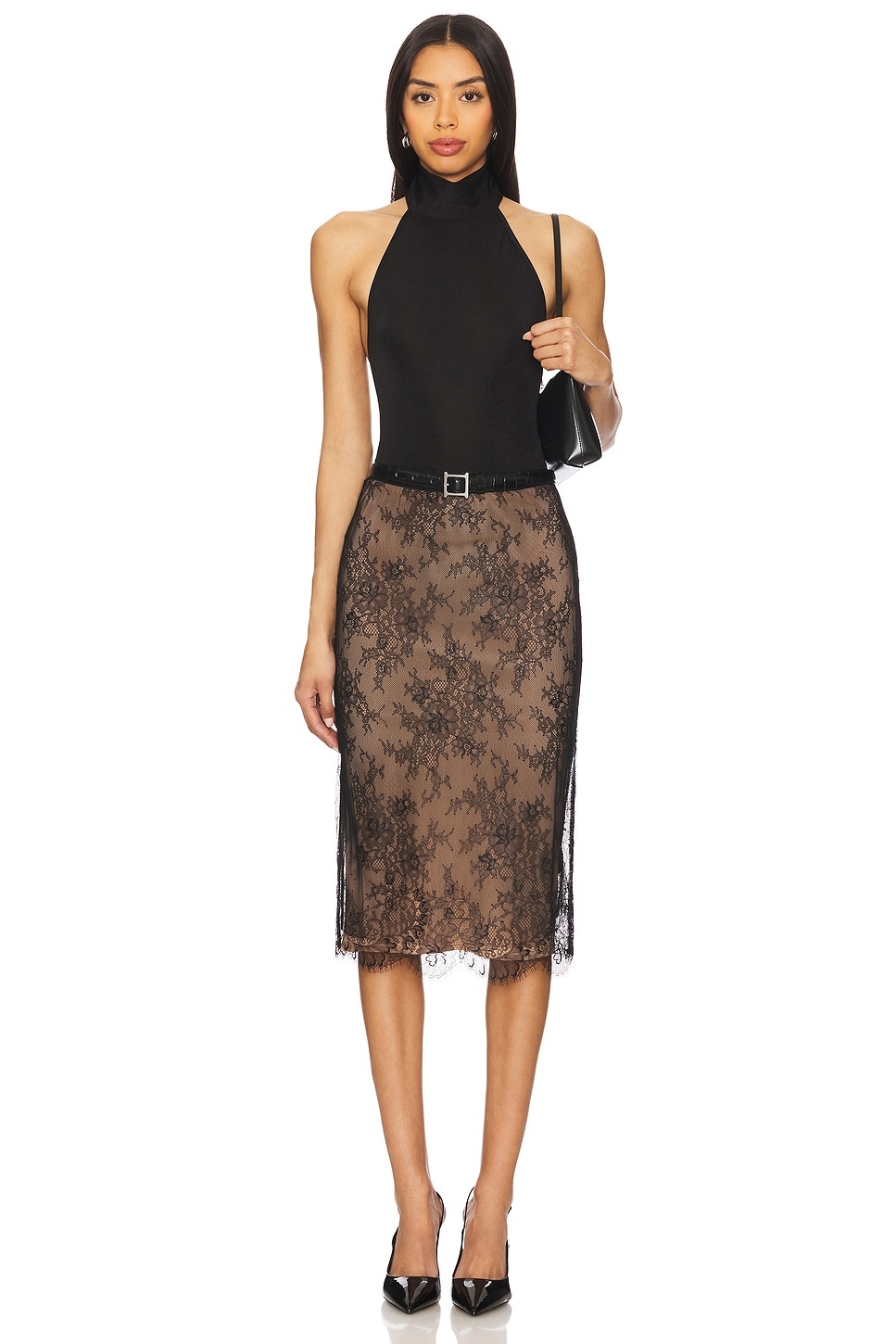 Lace Midi Skirt - 5