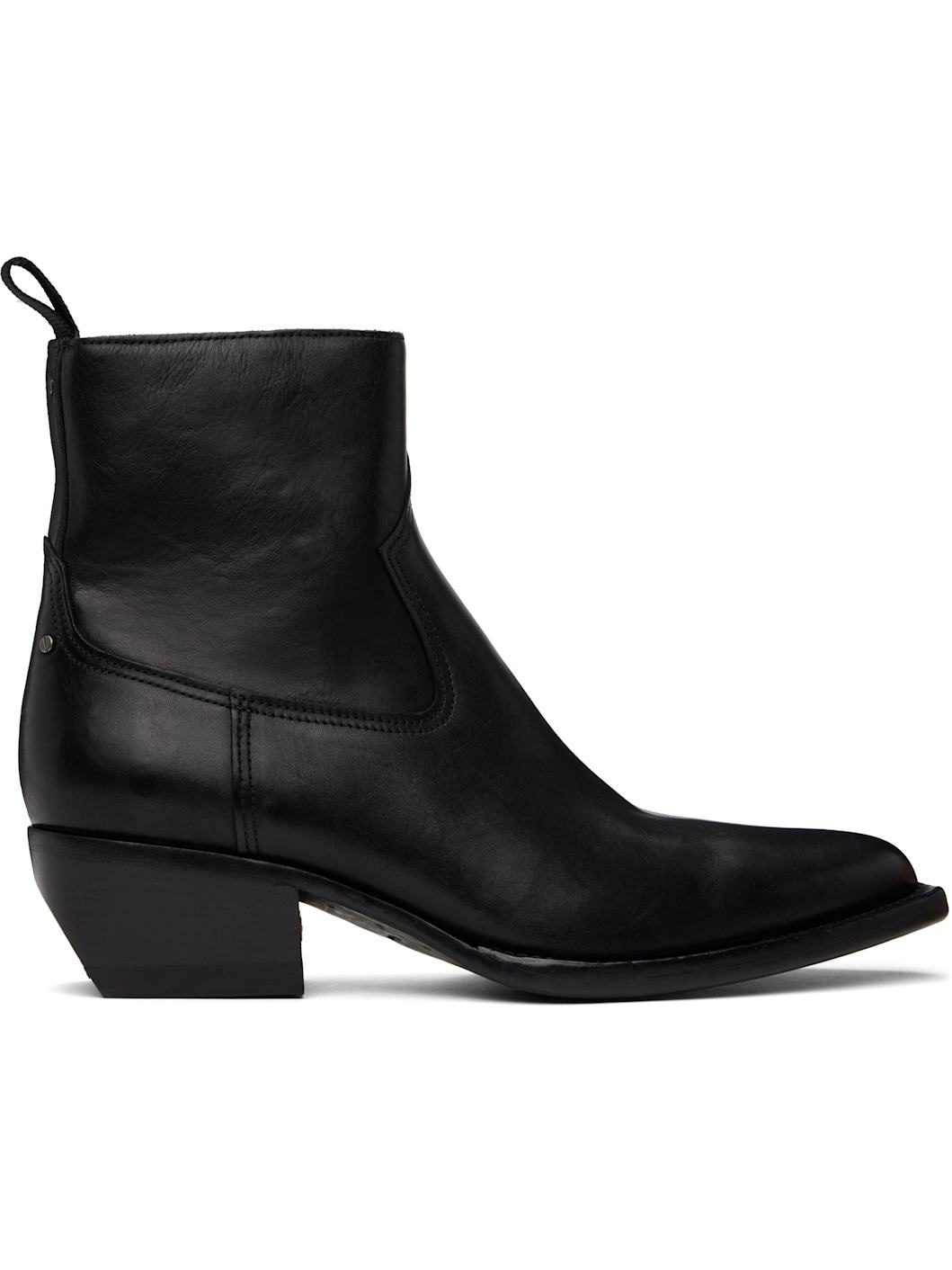 Black Low Debbie Boots - 1