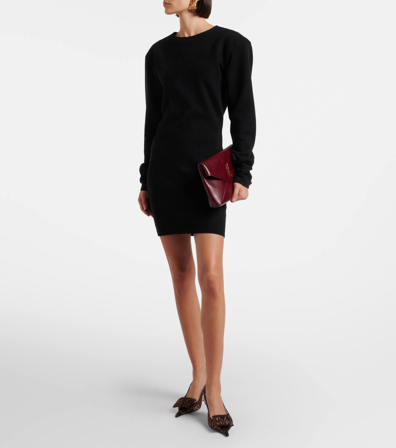 SAINT LAURENT Dakota 50 leopard-print slingback pumps outlook