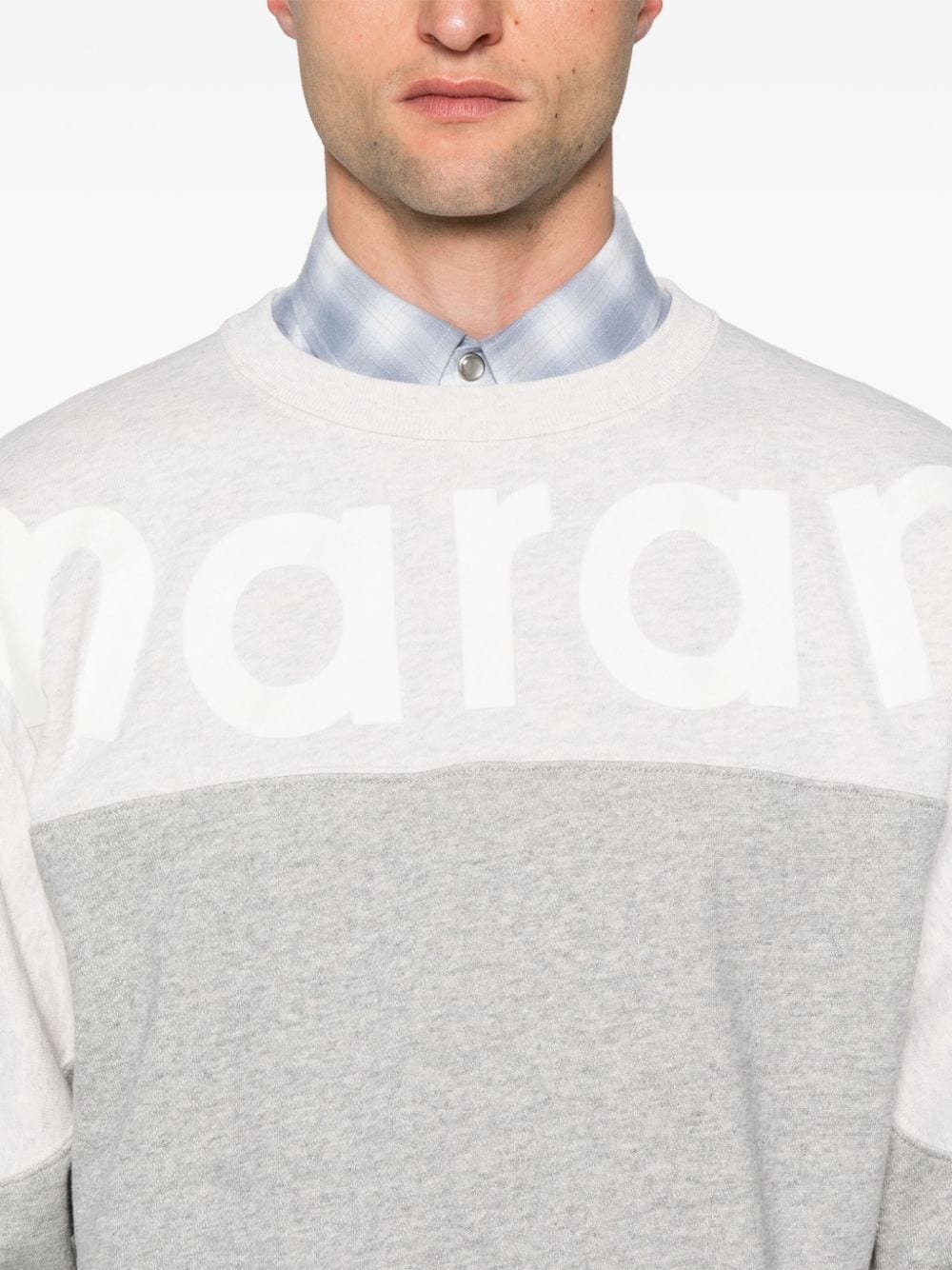 Howley flocked-logo sweatshirt - 5