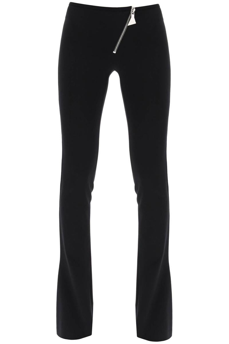 The Attico BOOTCUT PANTS WITH SLANTED ZIPPER - 1