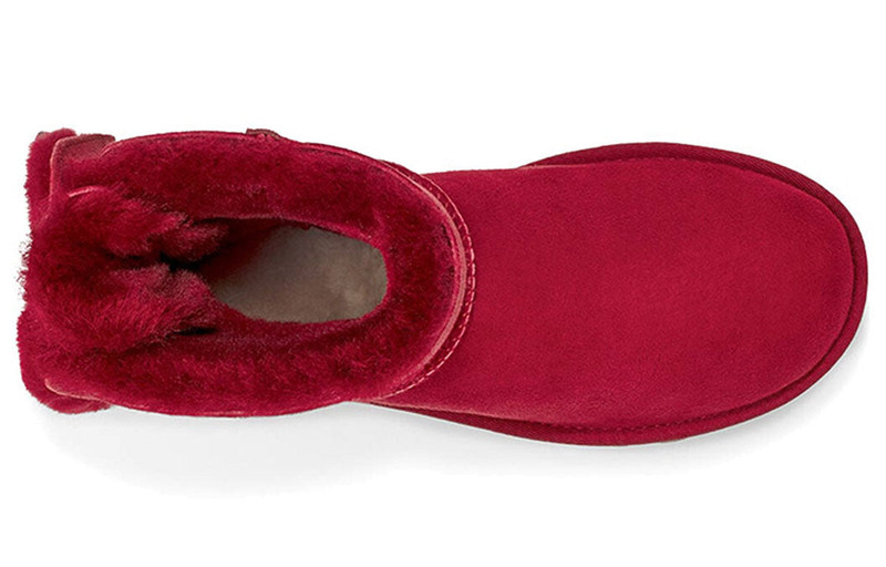 UGG (WMNS) UGG Classic Dudble Bow Mini Snow Boots Red 1103652-KSS outlook