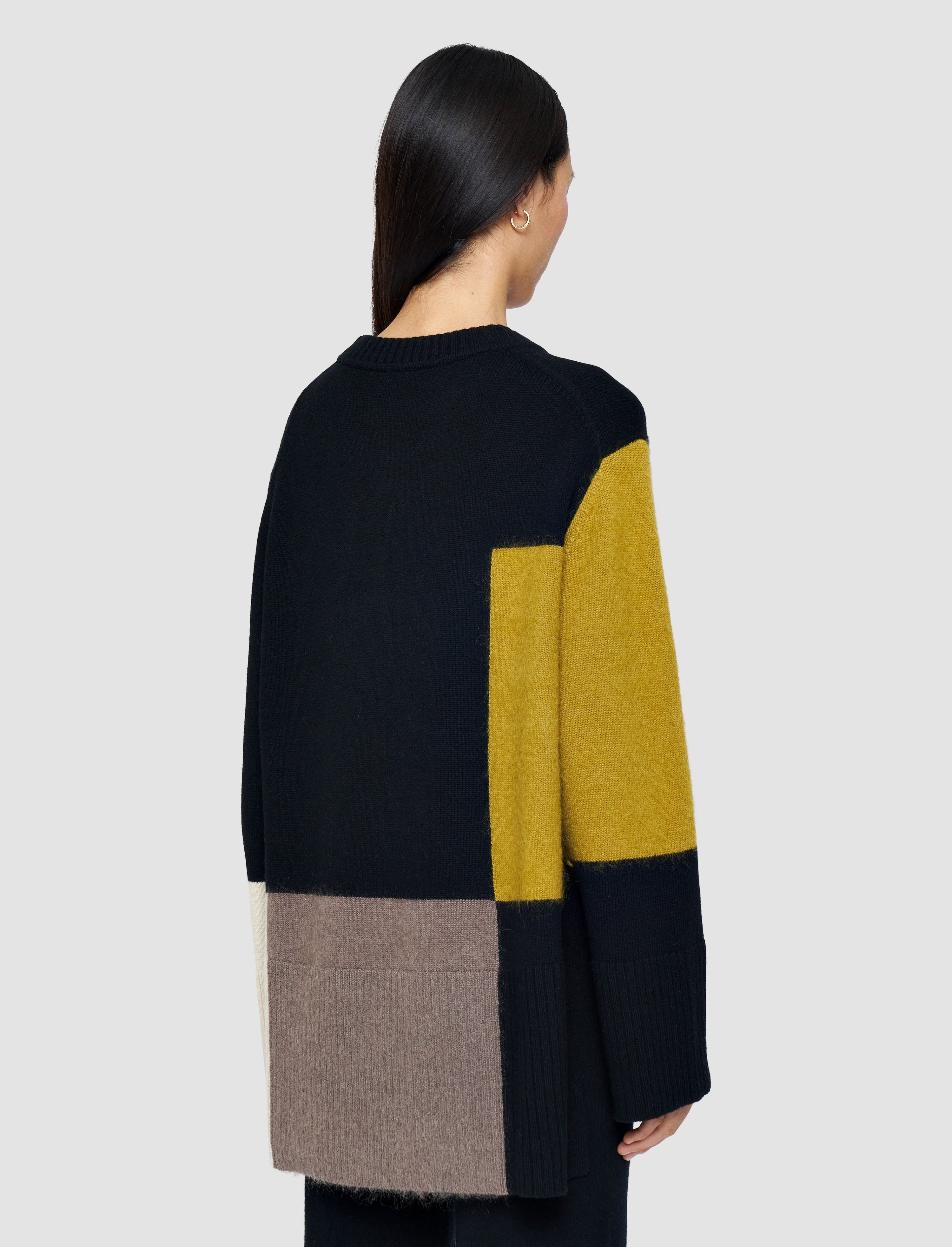 Overlay Wool Jumper - 4
