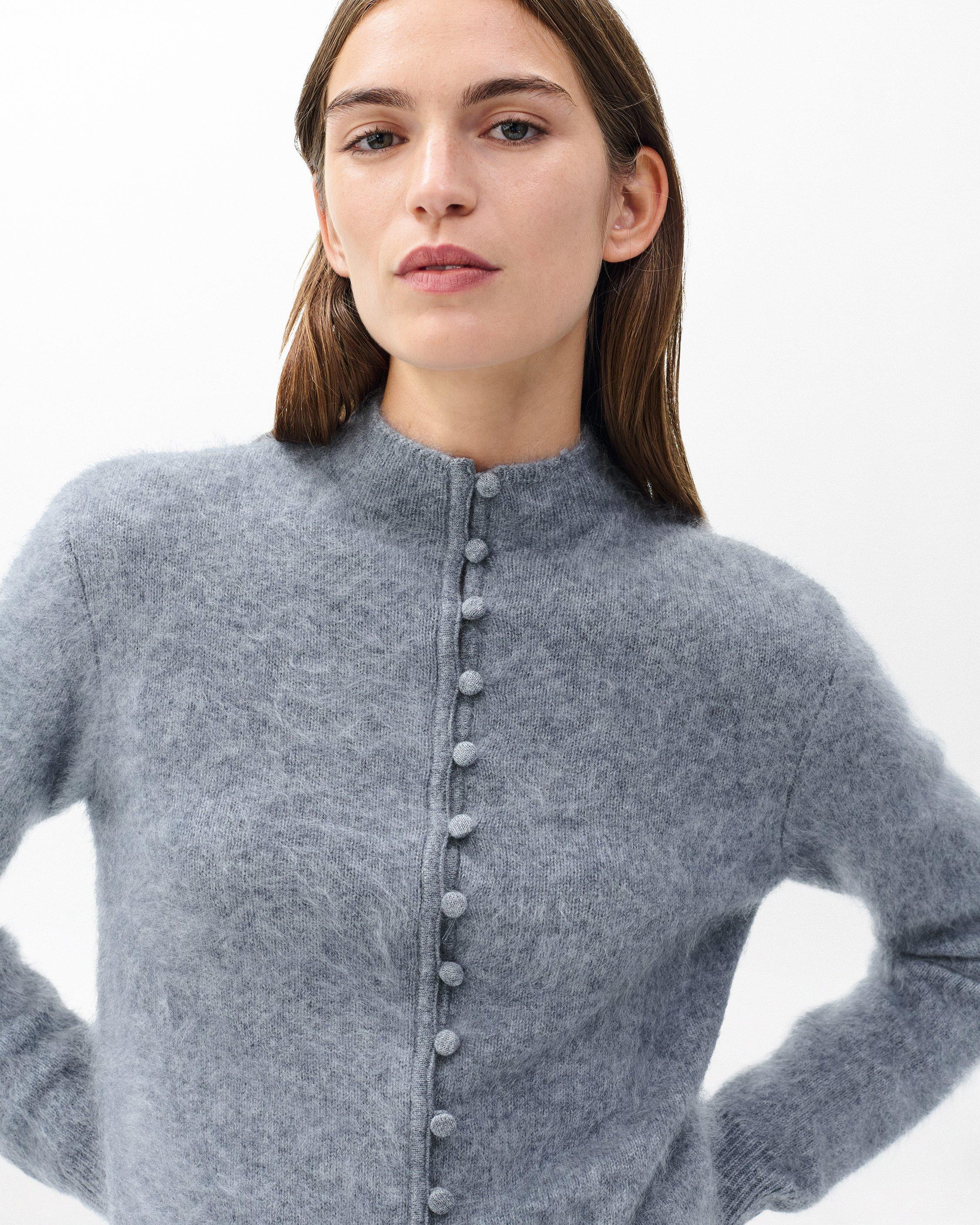 Jada Brushed Cashmere Cardigan - 4