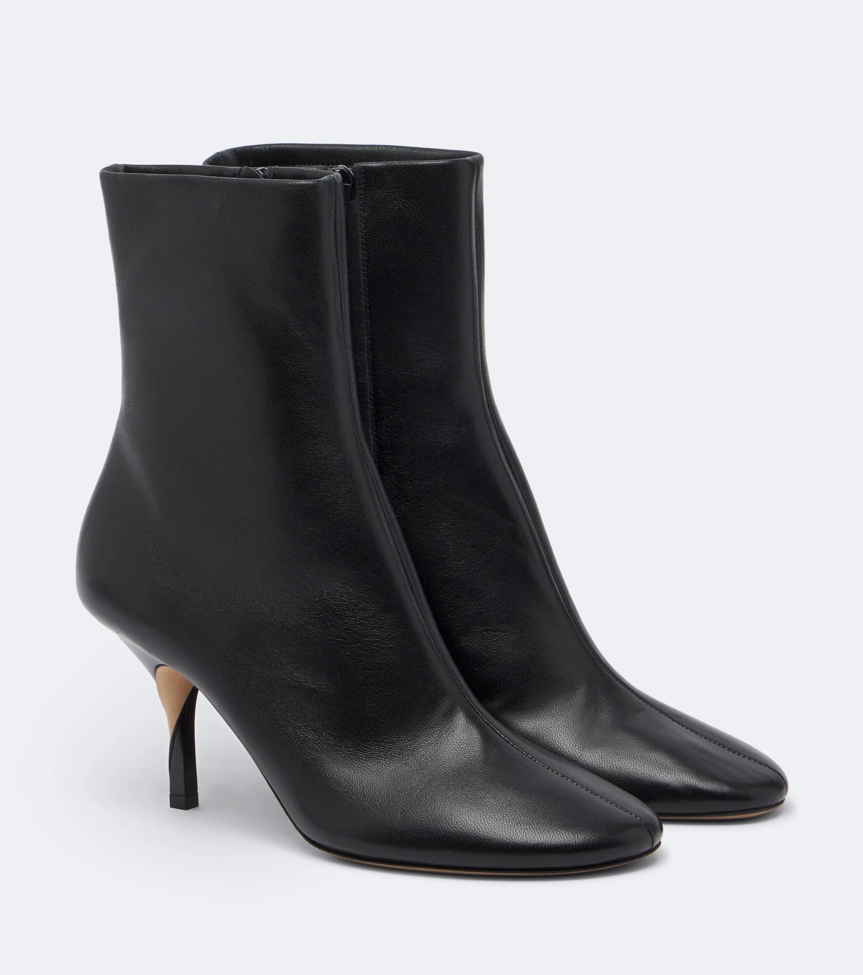 Collant leather ankle boots - 1