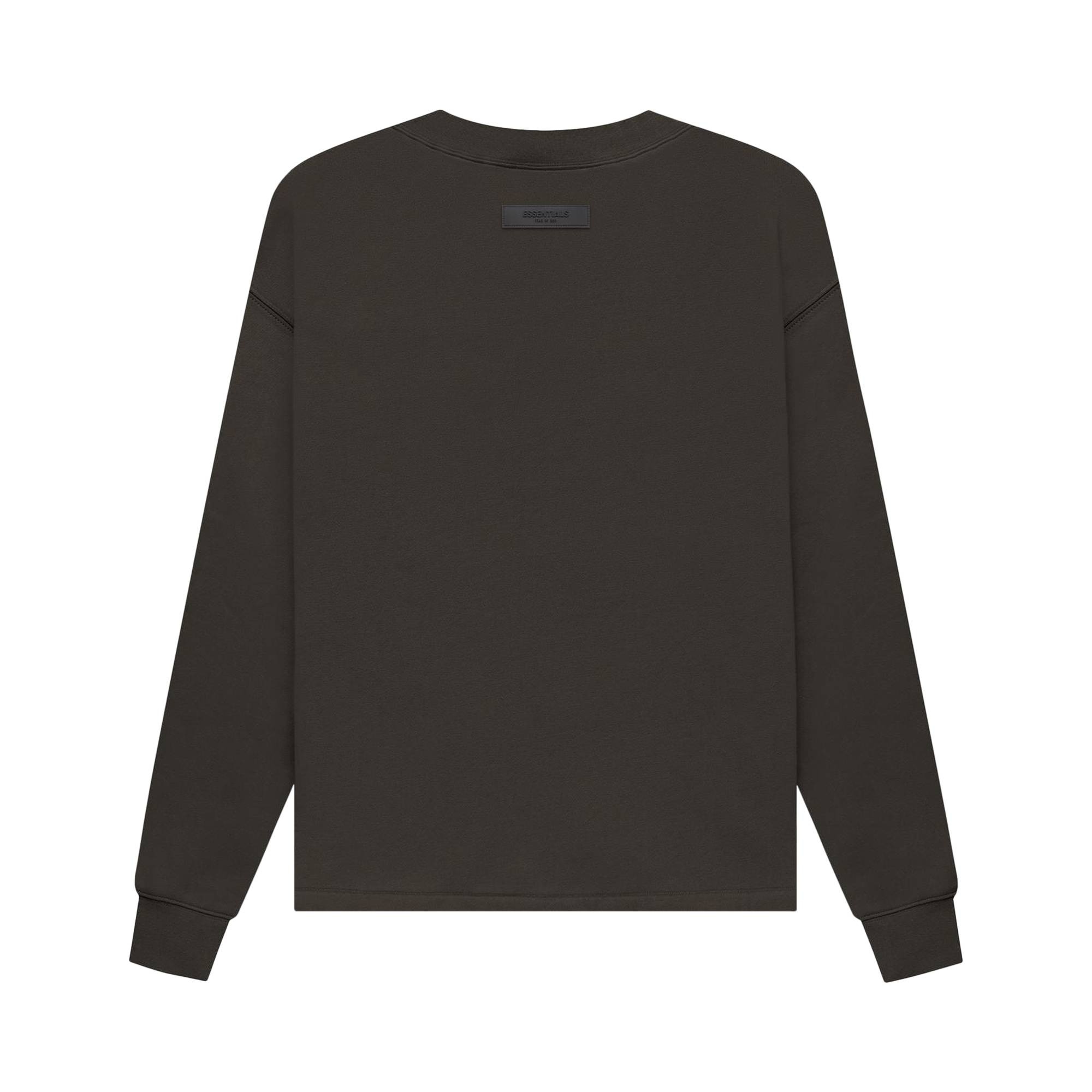 Fear of God Essentials Relaxed Crewneck 'Off Black' - 2