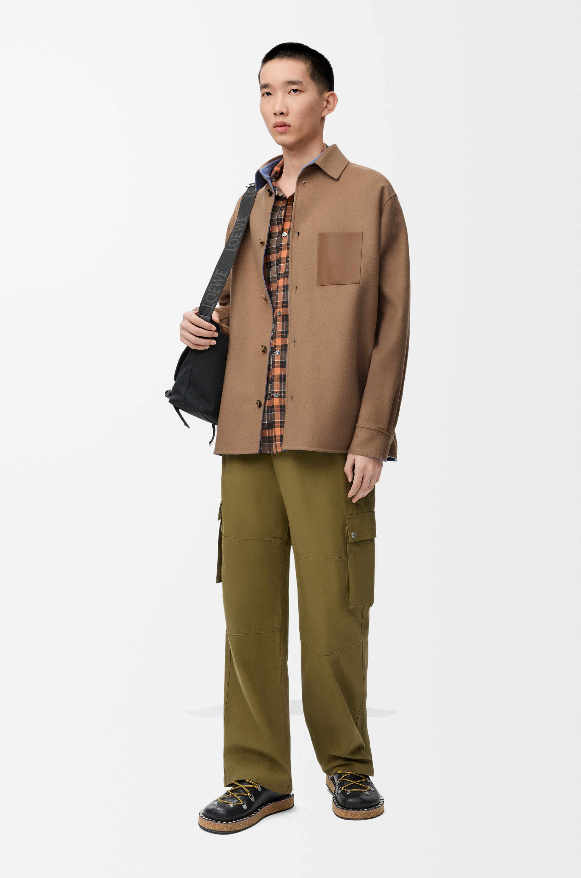 Overshirt in virgin wool and cashmere - 2