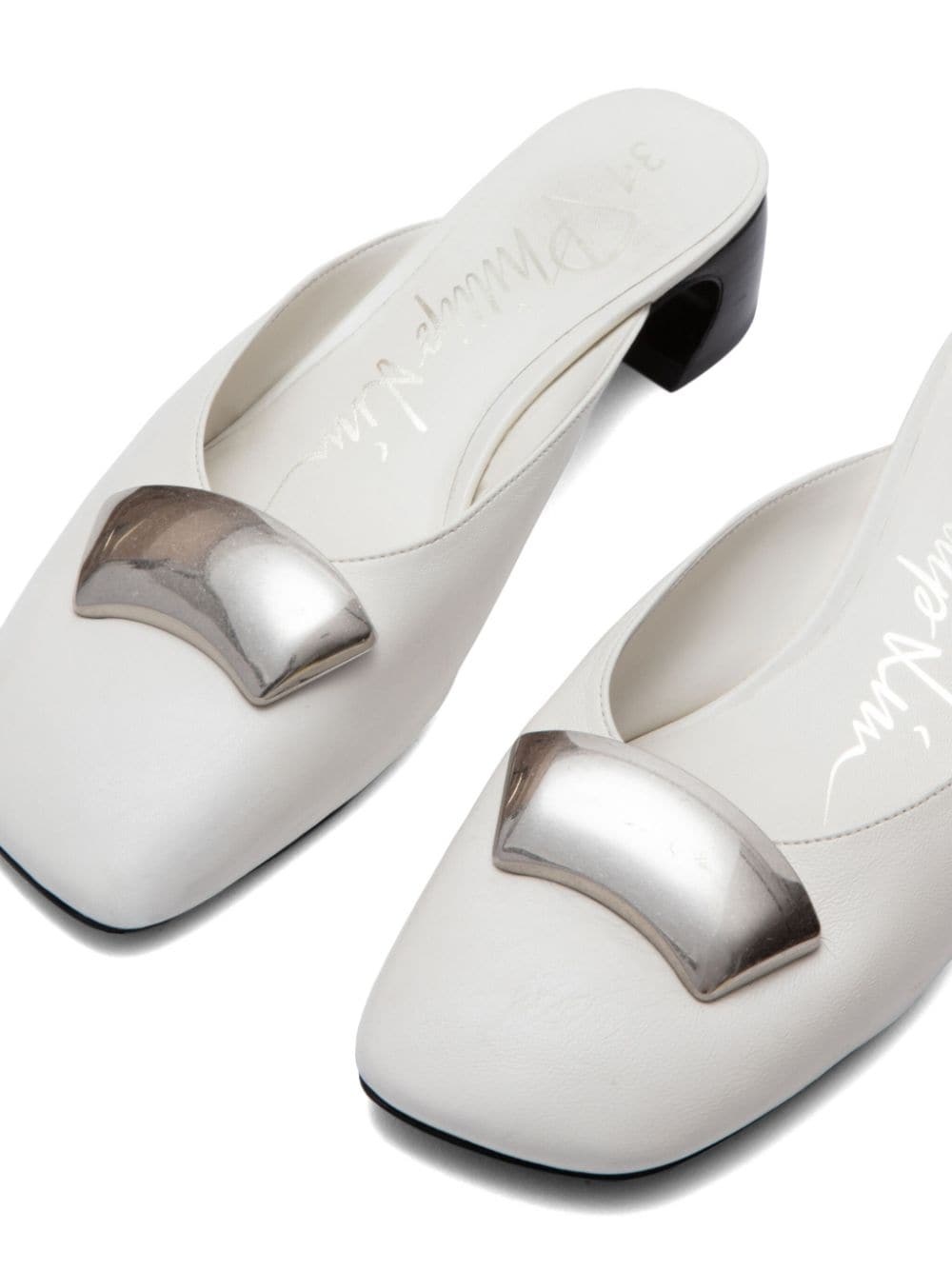 ID 35mm leather mules - 5