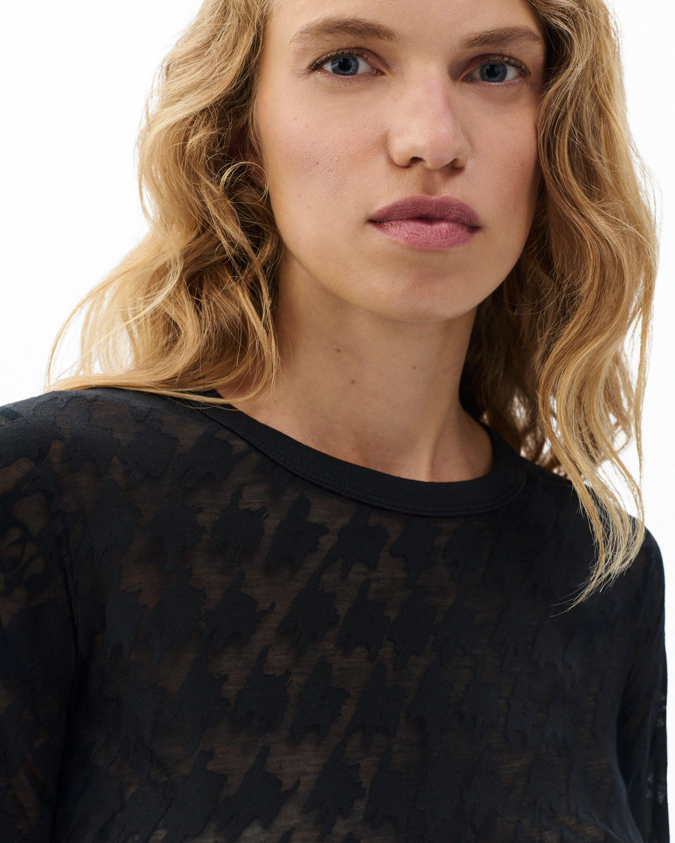 Valencia Houndstooth Tee - 3
