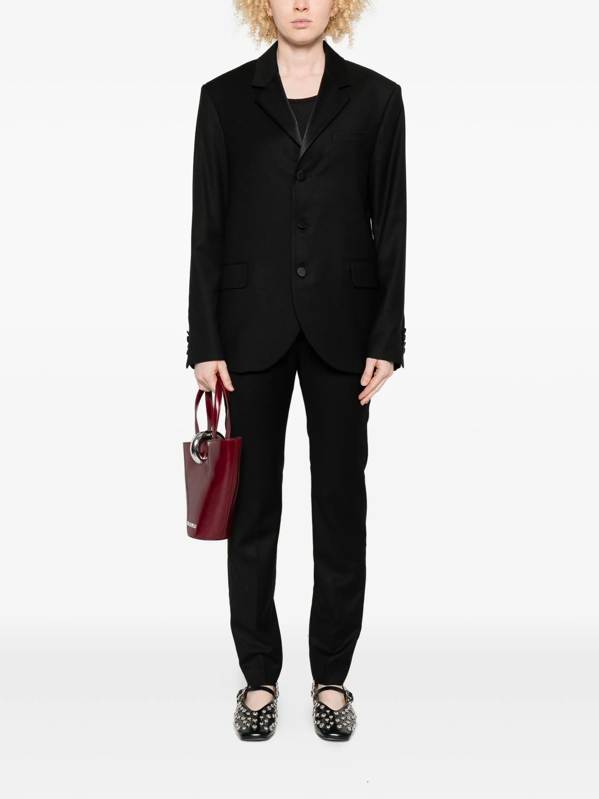Barena Satin-lapel Three-button Blazer - 2