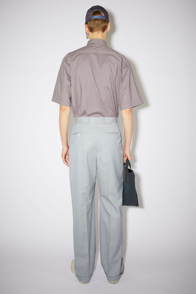 Lurex suit trousers - Dusty blue 3