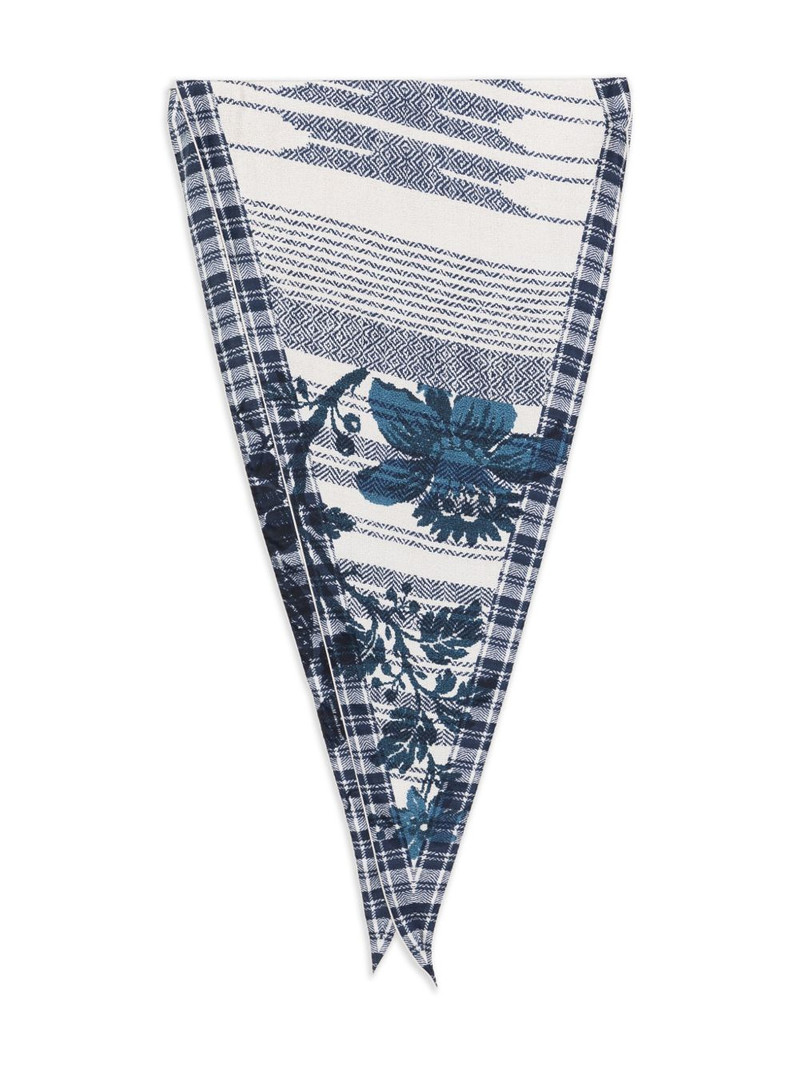 Aloeuw floral print scarf 1