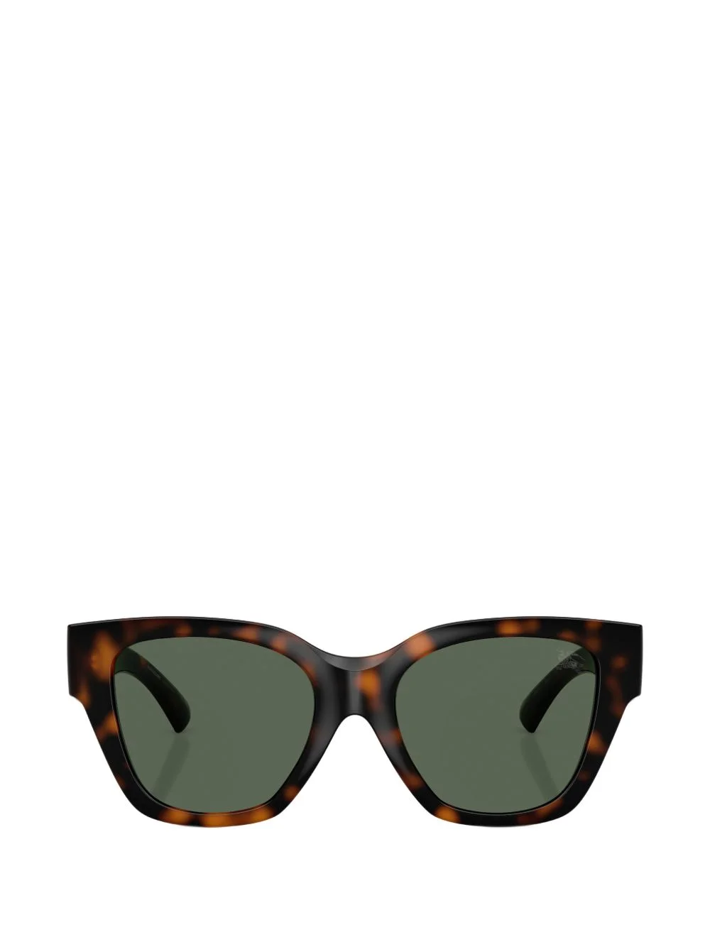 tortoiseshell-effect square-frame sunglasses - 1