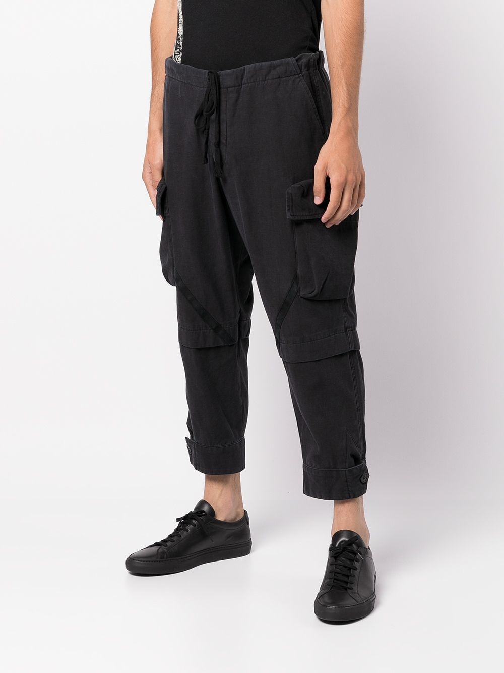 cropped cargo trousers - 3