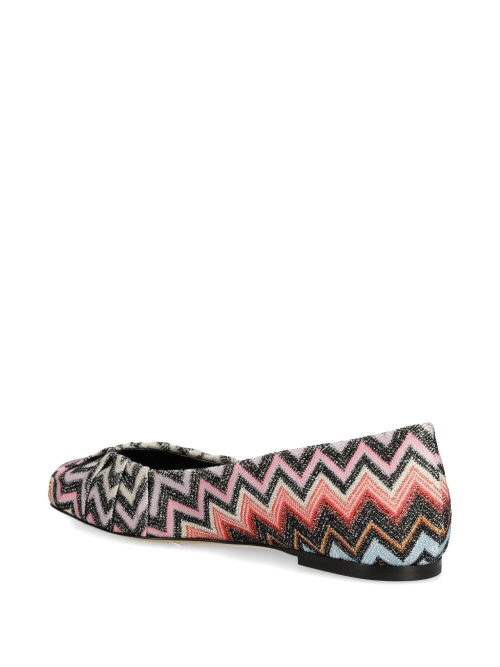 zigzag-patterned ballerinas - 3