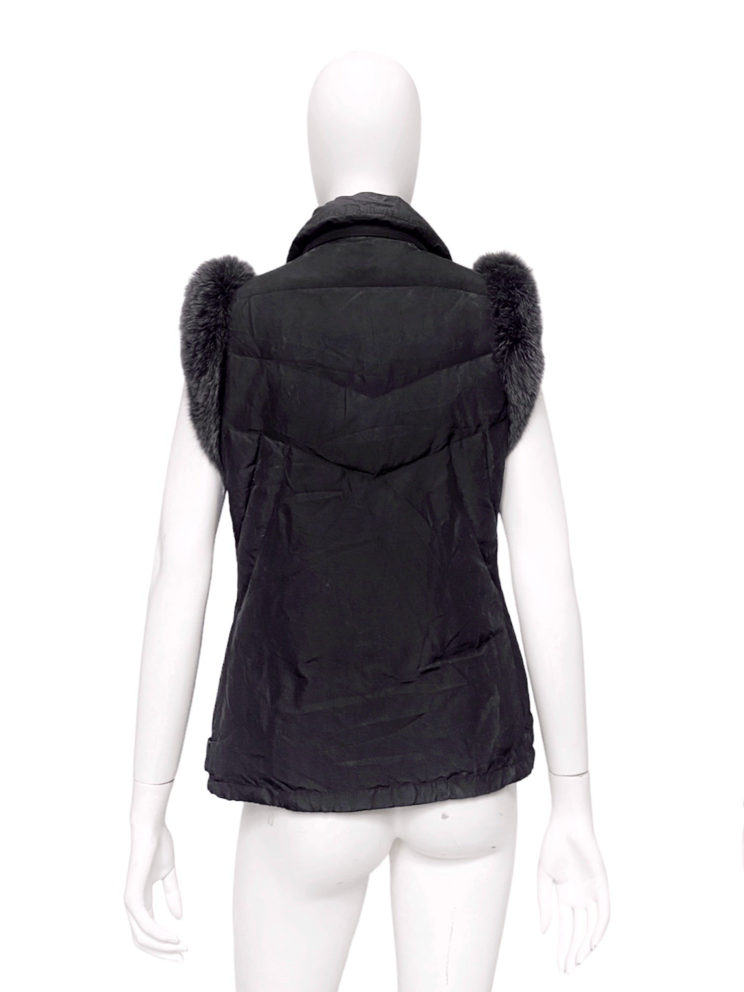 Gucci Fall 1998 Tom Ford Silk Quilted Down Puffer Vest 38 - 4