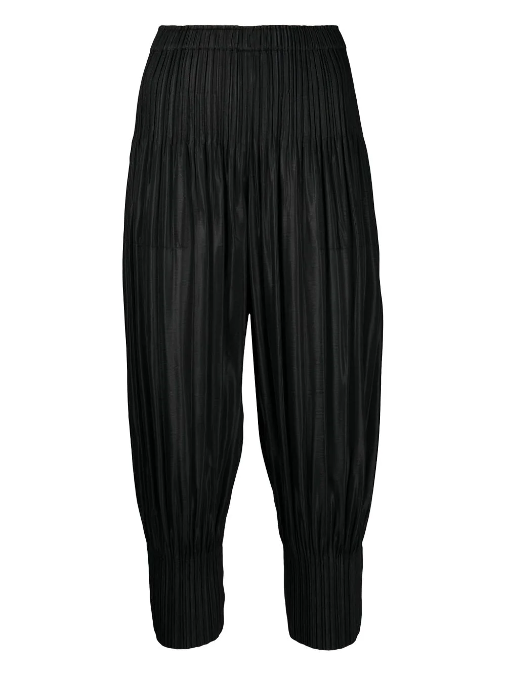 pleated-panel trousers - 1