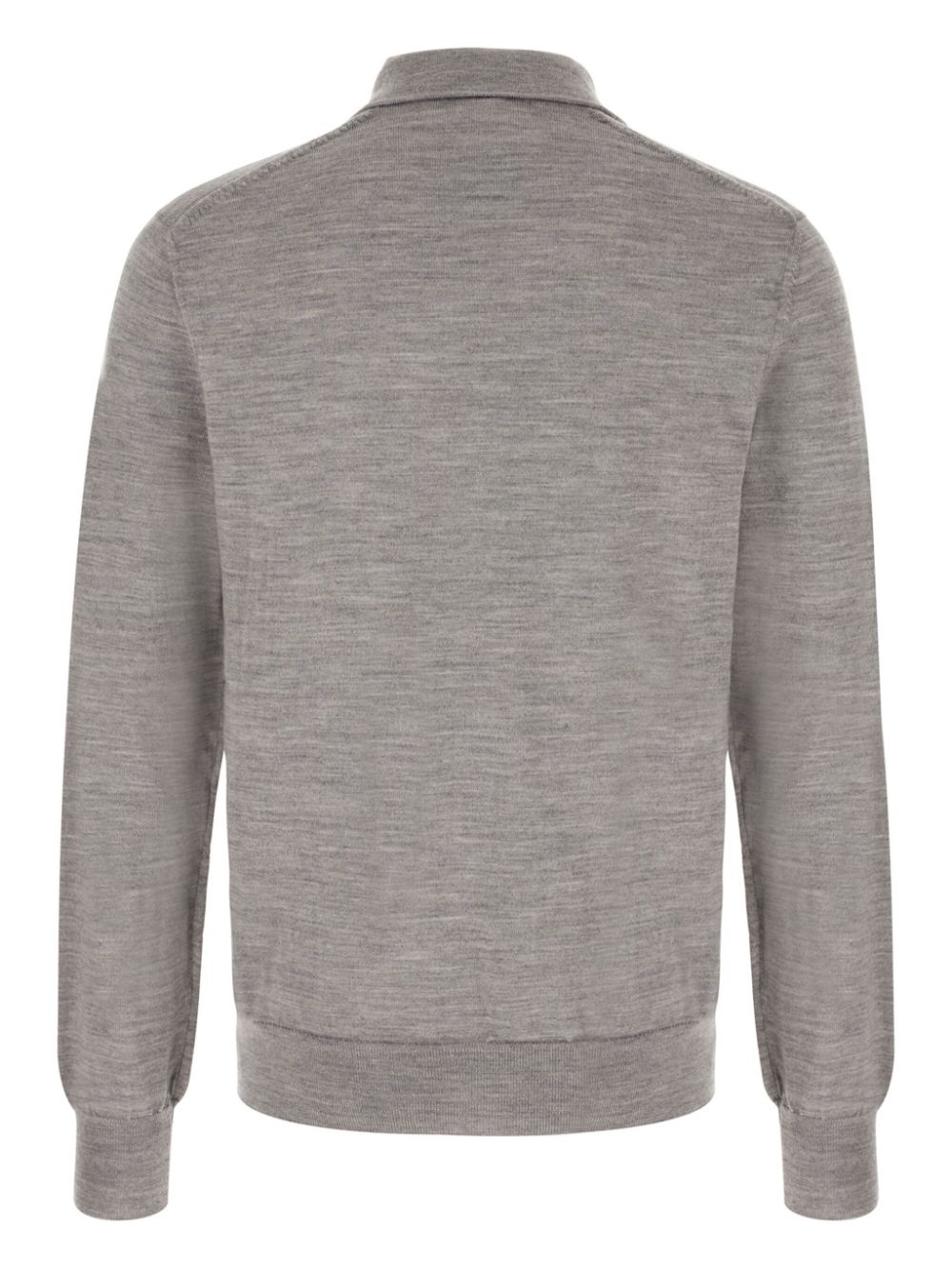 wool polo shirt - 2