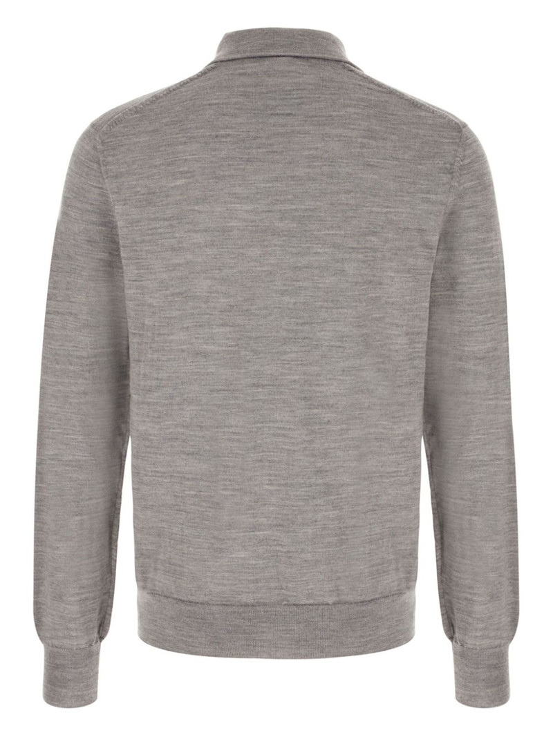 Comme des Garçons SHIRT wool polo shirt outlook