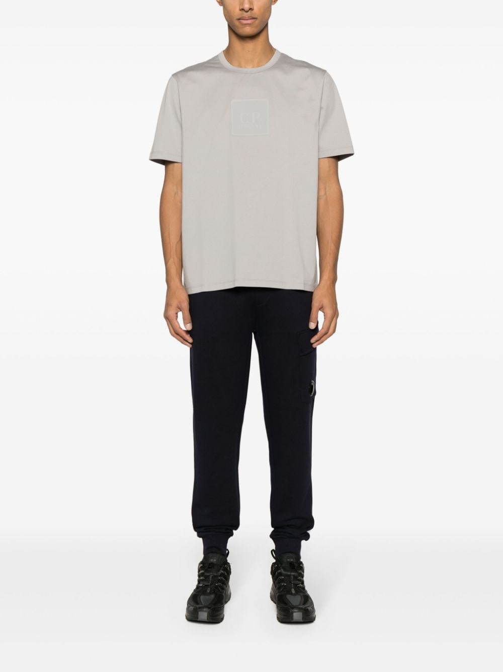 Lens-detailed cotton track pants - 2