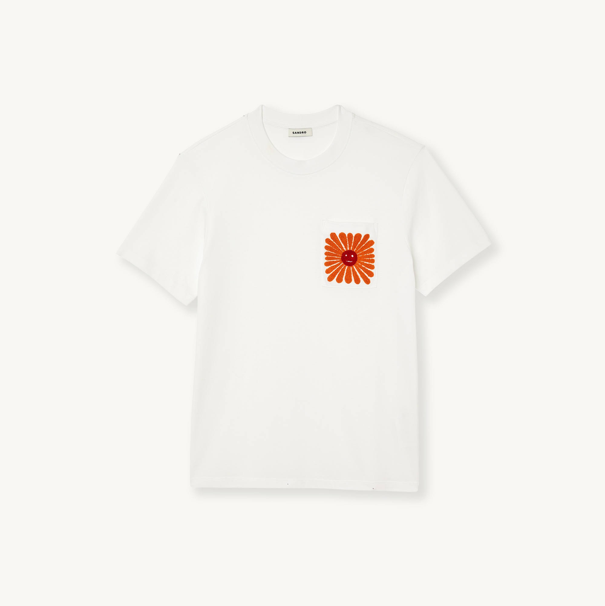 Organic cotton T-shirt with patch - 1