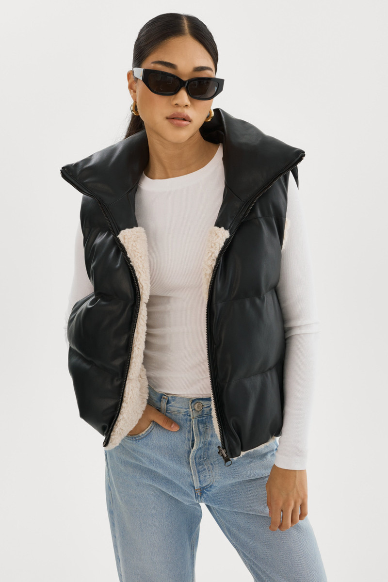 MARINA | Faux Leather Vest 4