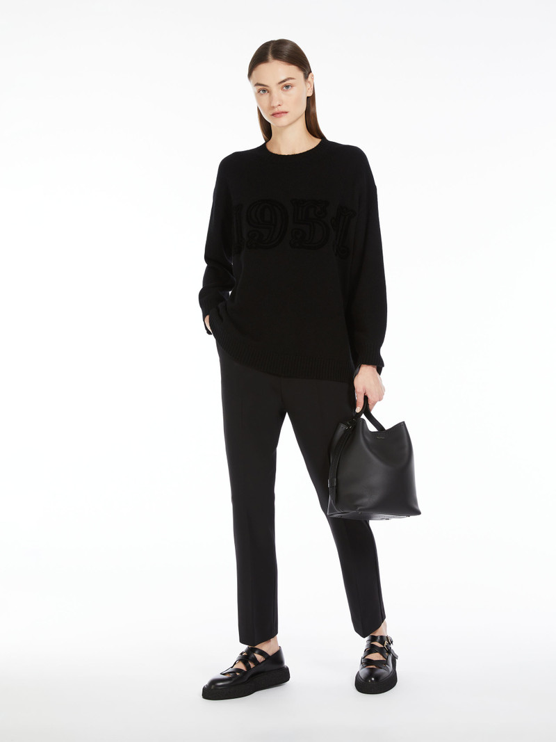 Max Mara NEPETA Wool crêpe ankle-length trousers outlook