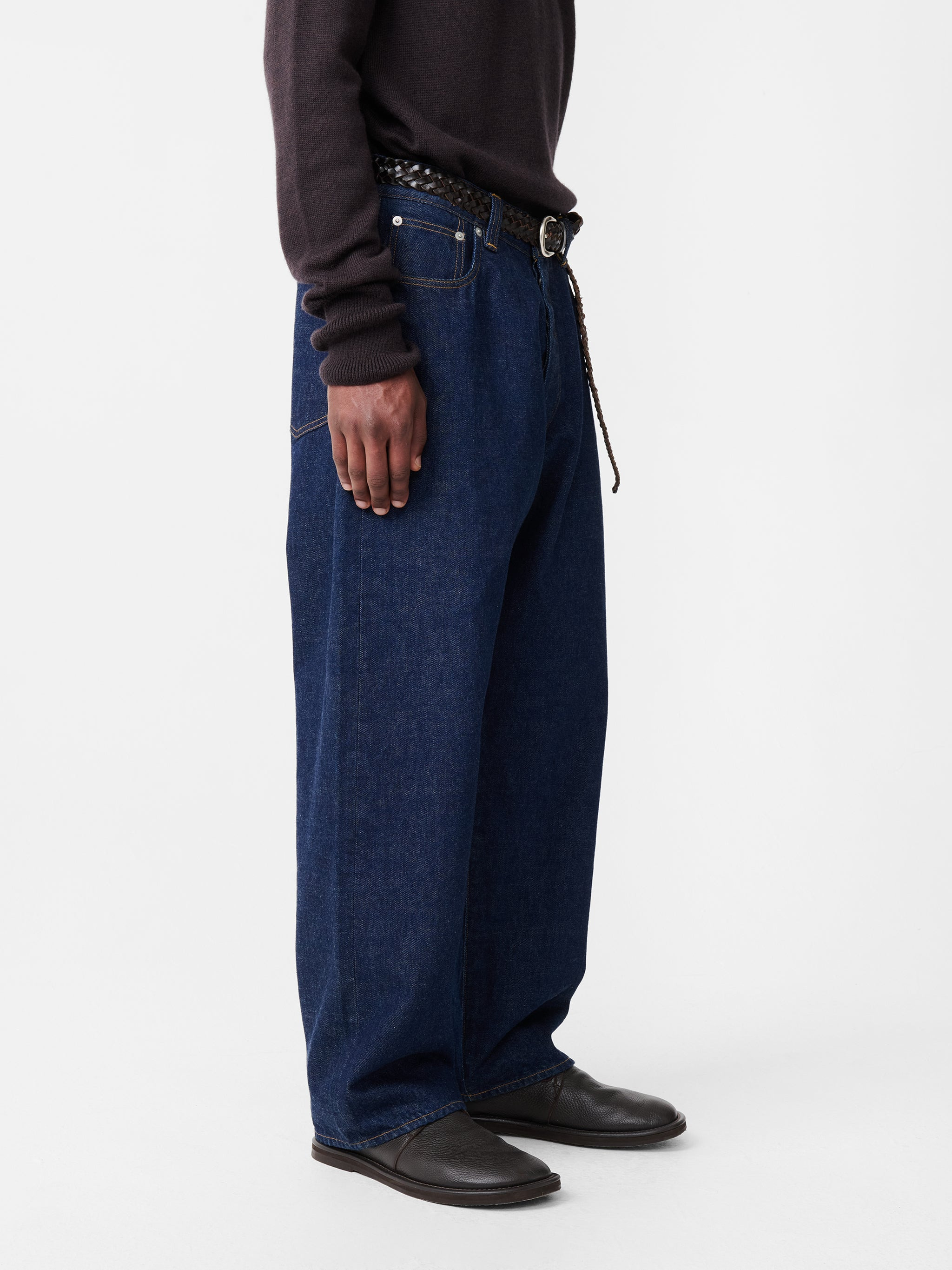 Seb Crinkle Denim Pant - 10