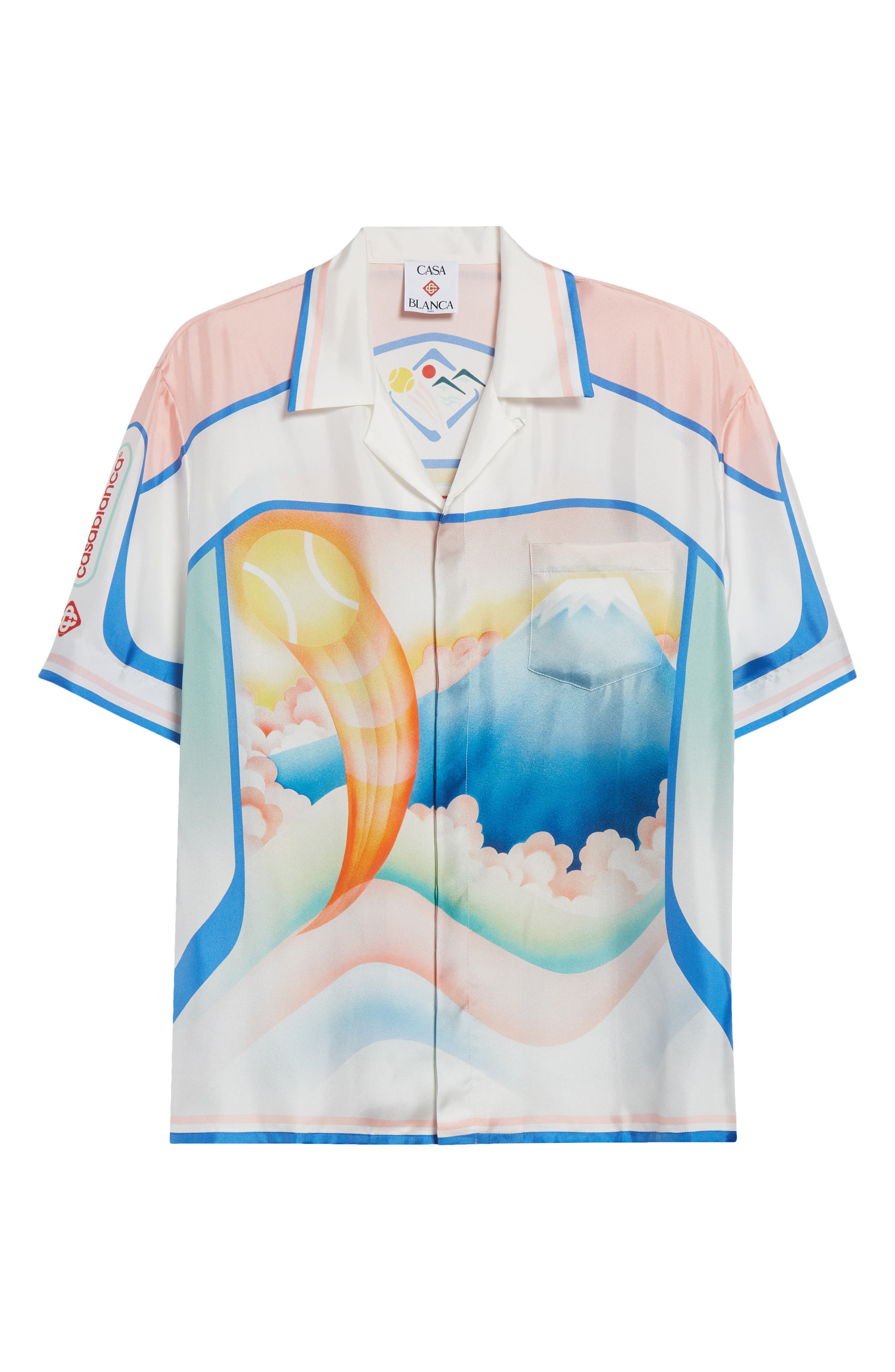 Casablanca Fuji Dream Silk Camp Shirt at Nordstrom - 6