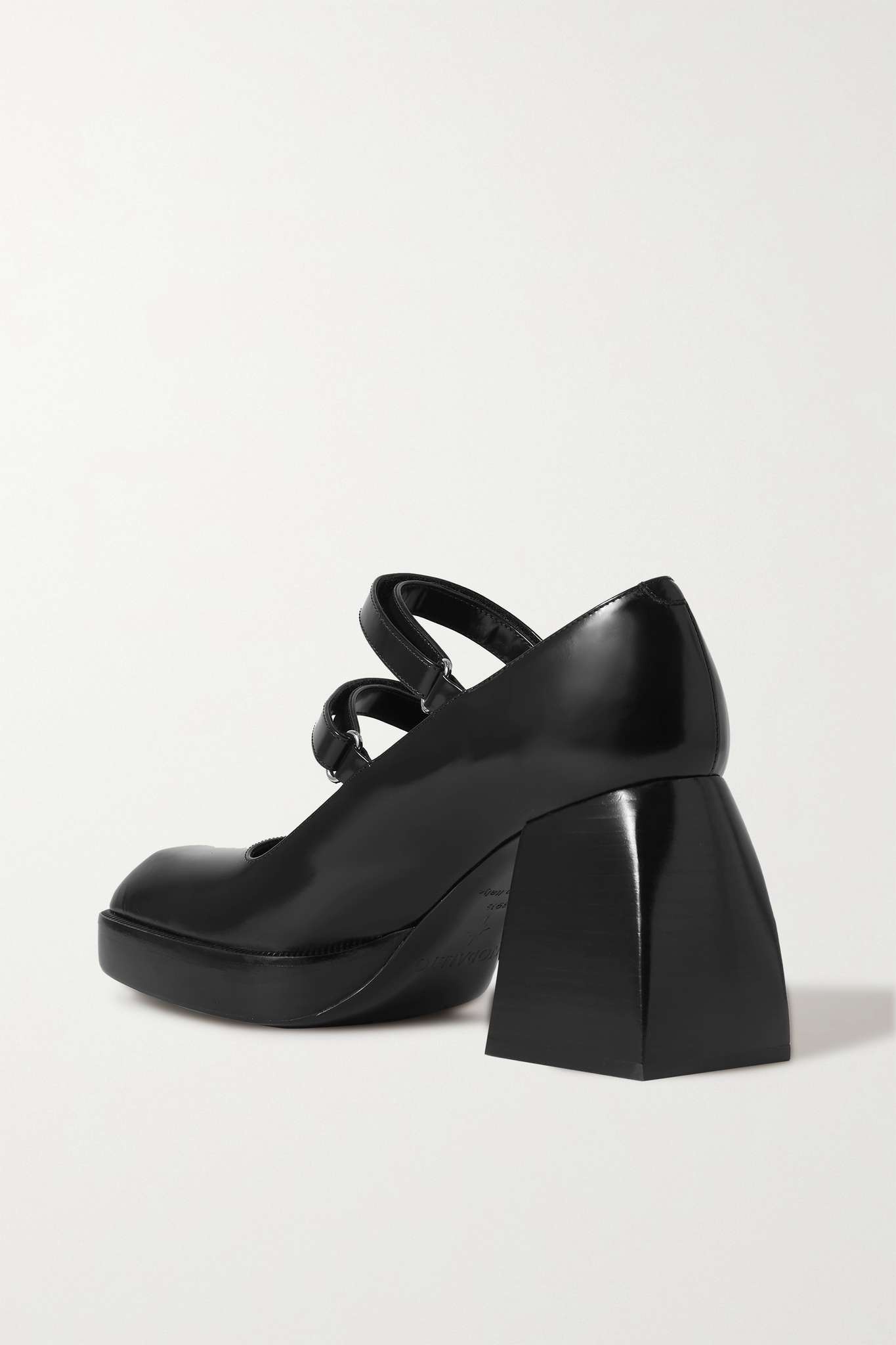 Bulla Babies patent-leather platform Mary Jane pumps - 3
