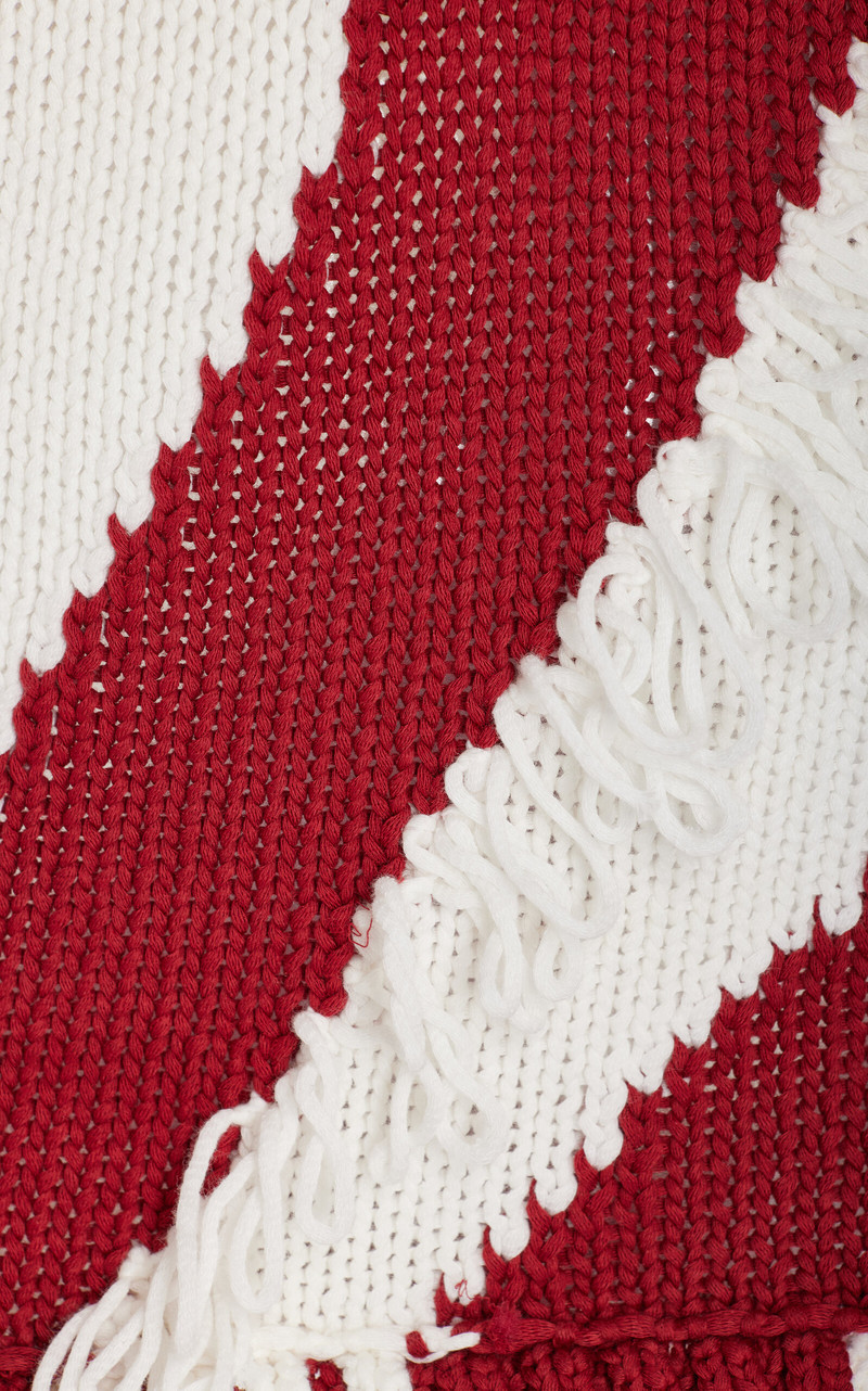 Roaring Cotton Intarsia Top red 6