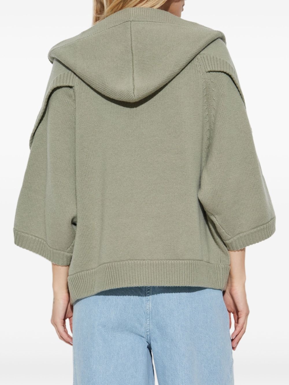 hooded cardigan - 4